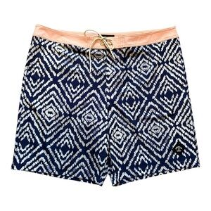 NWOT American Eagle Men’s Aztec Geometric Print Swim Beach Board Shorts Size XXL